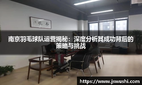 南京羽毛球队运营揭秘：深度分析其成功背后的策略与挑战